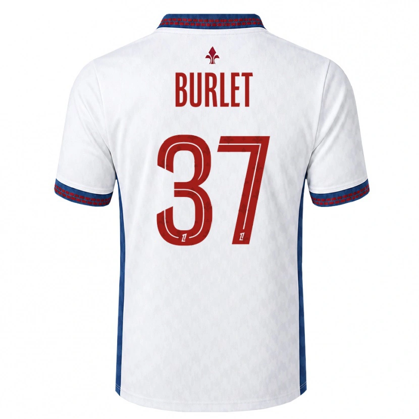 Danxen Dames Vincent Burlet #37 Rood Wit Blauw Uitshirt Uittenue 2026/27 T-Shirt België
