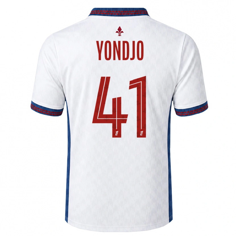 Danxen Dames Angel Yondjo Matah #41 Rood Wit Blauw Uitshirt Uittenue 2026/27 T-Shirt België