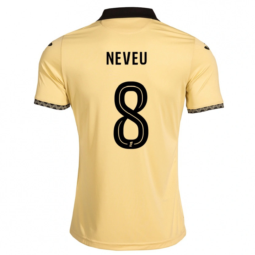 Danxen Dames Tom Neveu #8 Navajo Wit Zwart Uitshirt Uittenue 2026/27 T-Shirt België
