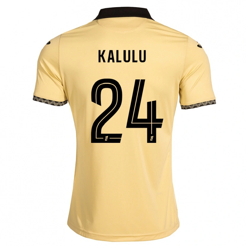 Danxen Dames Gédéon Kalulu #24 Navajo Wit Zwart Uitshirt Uittenue 2026/27 T-Shirt België