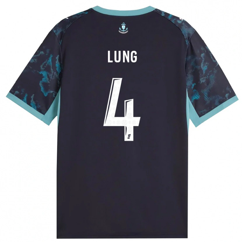 Danxen Dames Sacha Lung #4 Licht Turkoois Wit Zwart Uitshirt Uittenue 2026/27 T-Shirt België