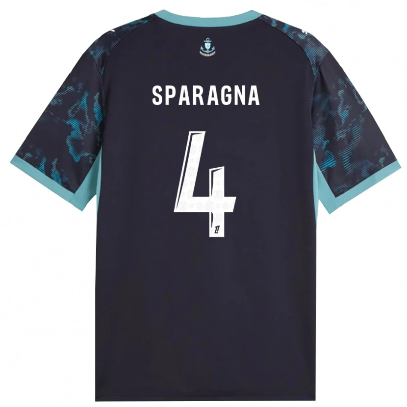 Danxen Dames Stéphane Sparagna #4 Licht Turkoois Wit Zwart Uitshirt Uittenue 2026/27 T-Shirt België