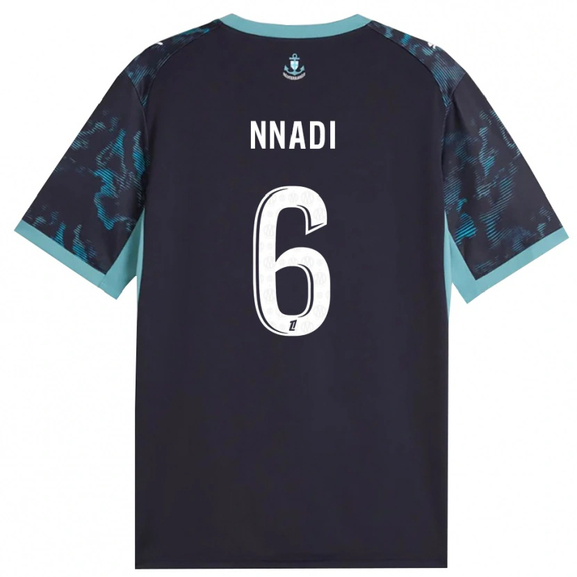 Danxen Dames Tochukwu Nnadi #6 Licht Turkoois Wit Zwart Uitshirt Uittenue 2026/27 T-Shirt België