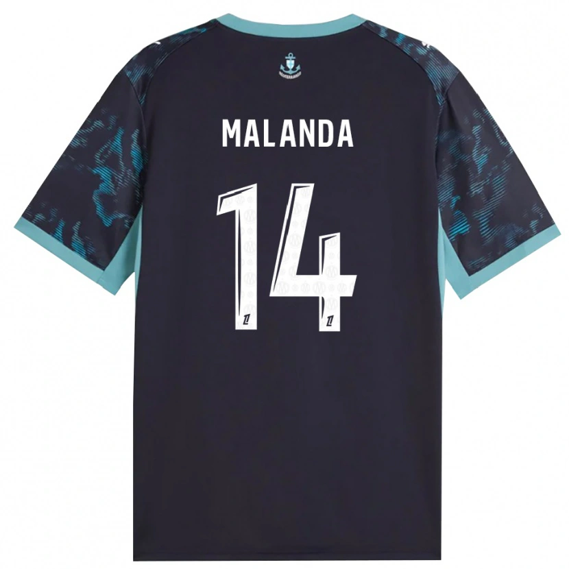 Danxen Dames Jephthe Malanda #14 Licht Turkoois Wit Zwart Uitshirt Uittenue 2026/27 T-Shirt België