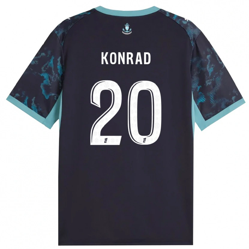 Danxen Dames Konrad De La Fuente #20 Licht Turkoois Wit Zwart Uitshirt Uittenue 2026/27 T-Shirt België