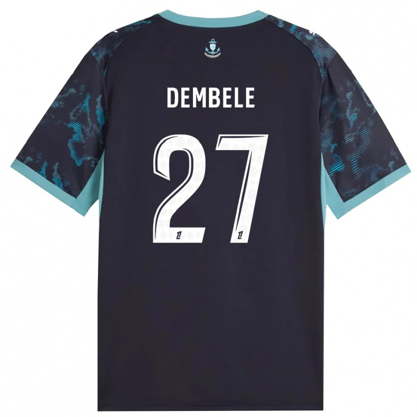 Danxen Dames Coumba Dembélé #27 Licht Turkoois Wit Zwart Uitshirt Uittenue 2026/27 T-Shirt België