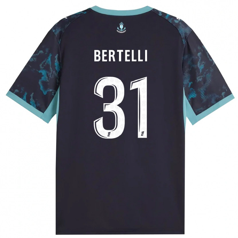 Danxen Dames Ugo Bertelli #31 Licht Turkoois Wit Zwart Uitshirt Uittenue 2026/27 T-Shirt België