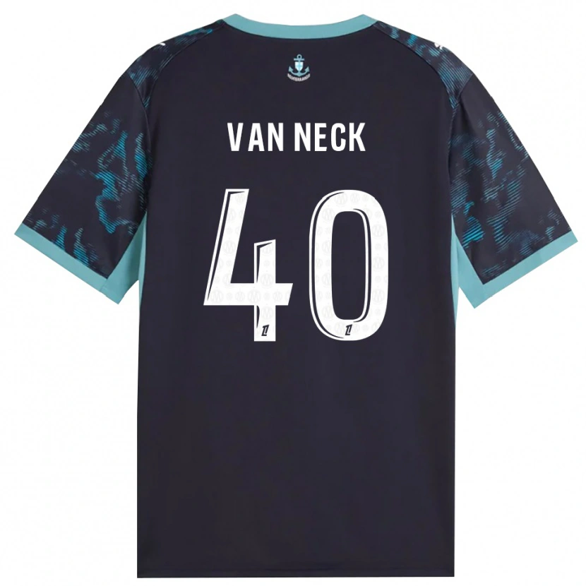 Danxen Dames Jelle Van Neck #40 Licht Turkoois Wit Zwart Uitshirt Uittenue 2026/27 T-Shirt België