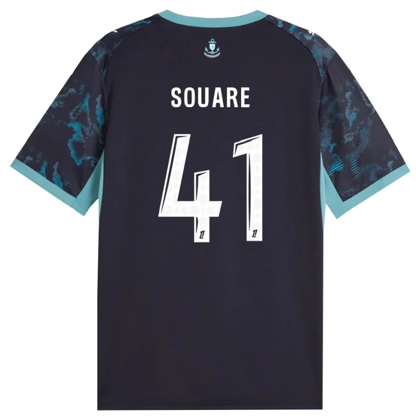 Danxen Dames Cheick Souare #41 Licht Turkoois Wit Zwart Uitshirt Uittenue 2026/27 T-Shirt België