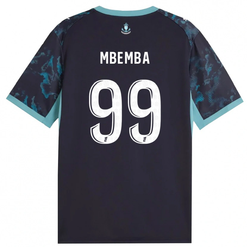 Danxen Dames Chancel Mbemba #99 Licht Turkoois Wit Zwart Uitshirt Uittenue 2026/27 T-Shirt België