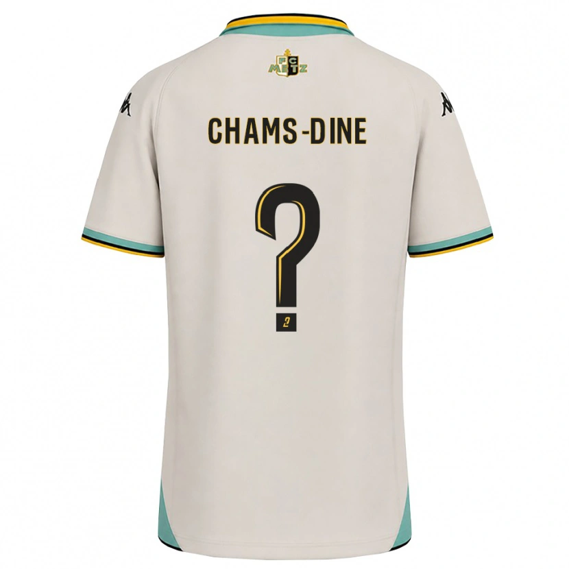 Danxen Dames Adam Chams-Dine #0 Bloemenwit Zwart Uitshirt Uittenue 2026/27 T-Shirt België