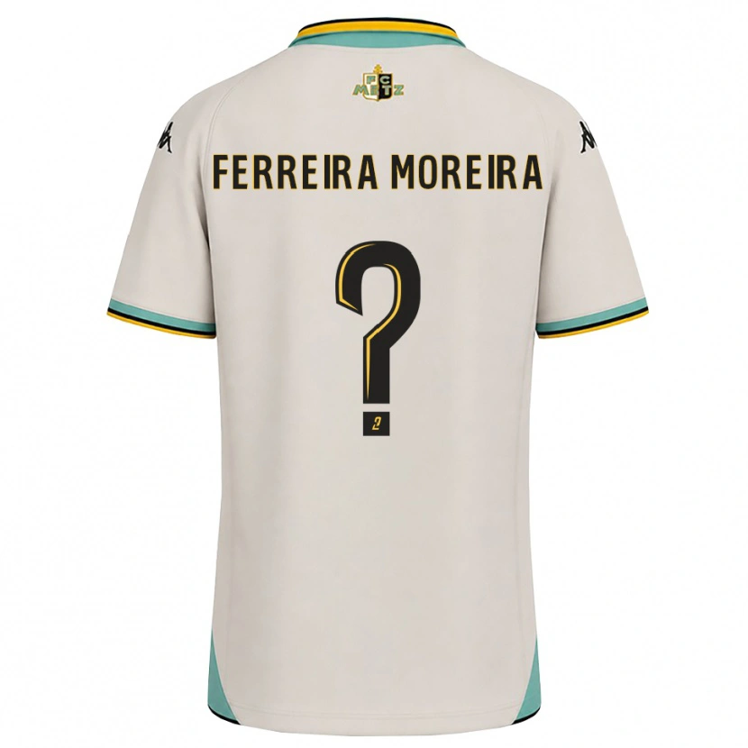 Danxen Dames Ruben Ferreira Moreira #0 Bloemenwit Zwart Uitshirt Uittenue 2026/27 T-Shirt België