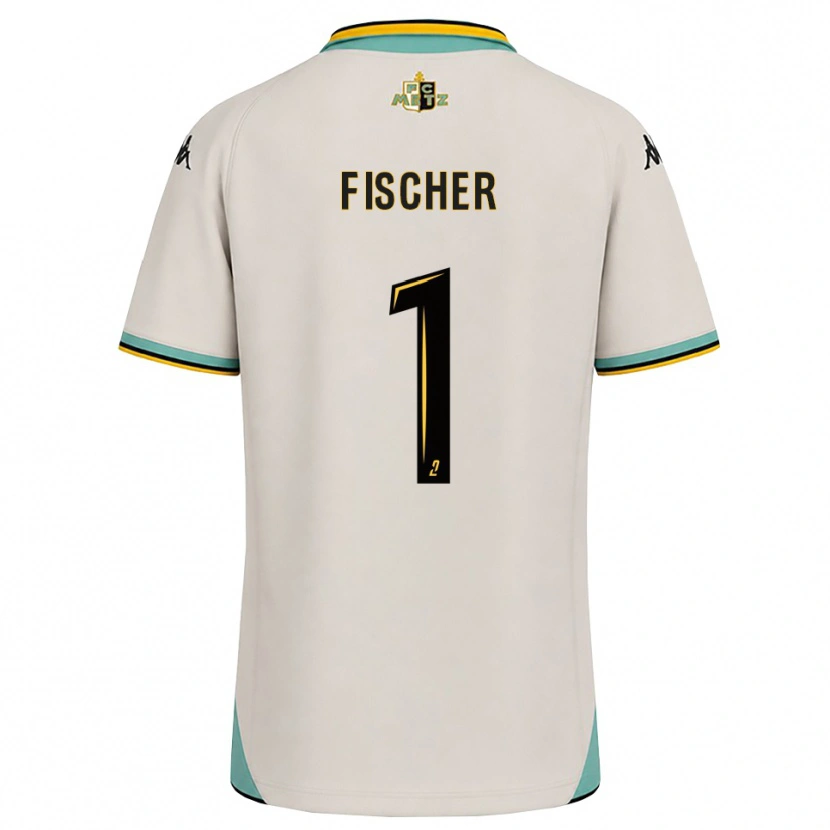 Danxen Dames Jonathan Fischer #1 Bloemenwit Zwart Uitshirt Uittenue 2026/27 T-Shirt België