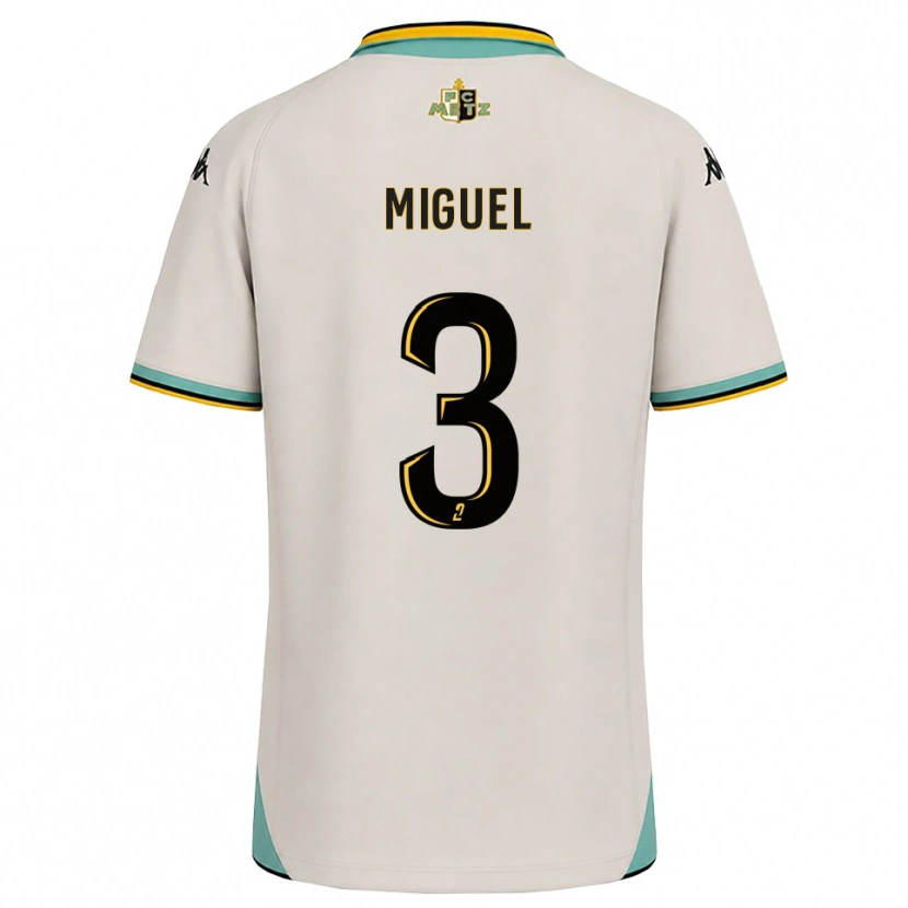 Danxen Dames Florian Miguel #3 Bloemenwit Zwart Uitshirt Uittenue 2026/27 T-Shirt België