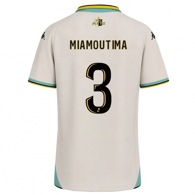 Danxen Dames Harly-James Miamoutima #3 Bloemenwit Zwart Uitshirt Uittenue 2026/27 T-Shirt België