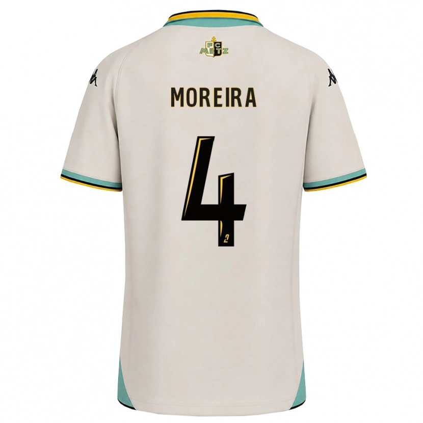 Danxen Dames Clara Moreira #4 Bloemenwit Zwart Uitshirt Uittenue 2026/27 T-Shirt België