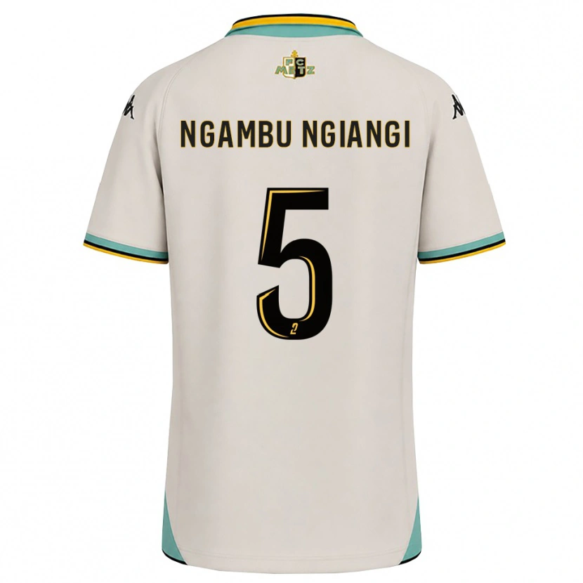 Danxen Dames Esther Ngambu Ngiangi #5 Bloemenwit Zwart Uitshirt Uittenue 2026/27 T-Shirt België