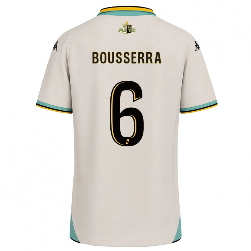 Danxen Dames Yanis Bousserra #6 Bloemenwit Zwart Uitshirt Uittenue 2026/27 T-Shirt België