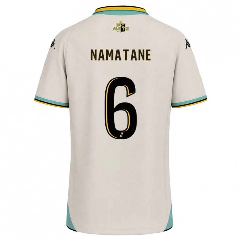 Danxen Dames Joseph Namatane #6 Bloemenwit Zwart Uitshirt Uittenue 2026/27 T-Shirt België