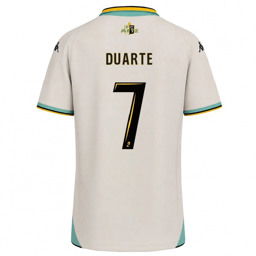 Danxen Dames Diego Duarte #7 Bloemenwit Zwart Uitshirt Uittenue 2026/27 T-Shirt België