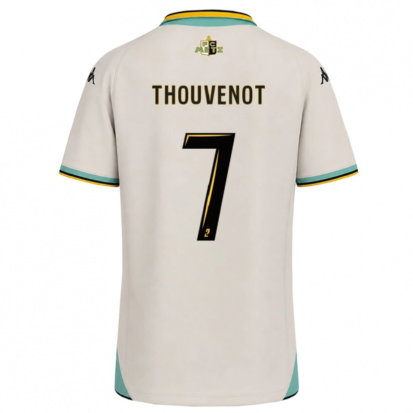 Danxen Dames Jules Thouvenot #7 Bloemenwit Zwart Uitshirt Uittenue 2026/27 T-Shirt België