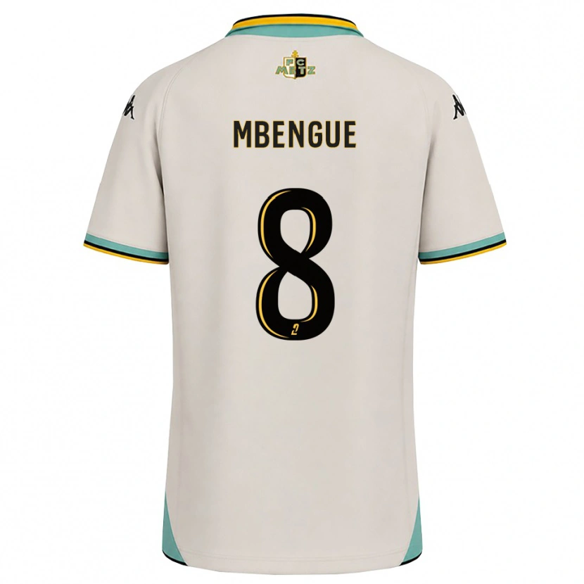 Danxen Dames Seynabou Mbengue #8 Bloemenwit Zwart Uitshirt Uittenue 2026/27 T-Shirt België