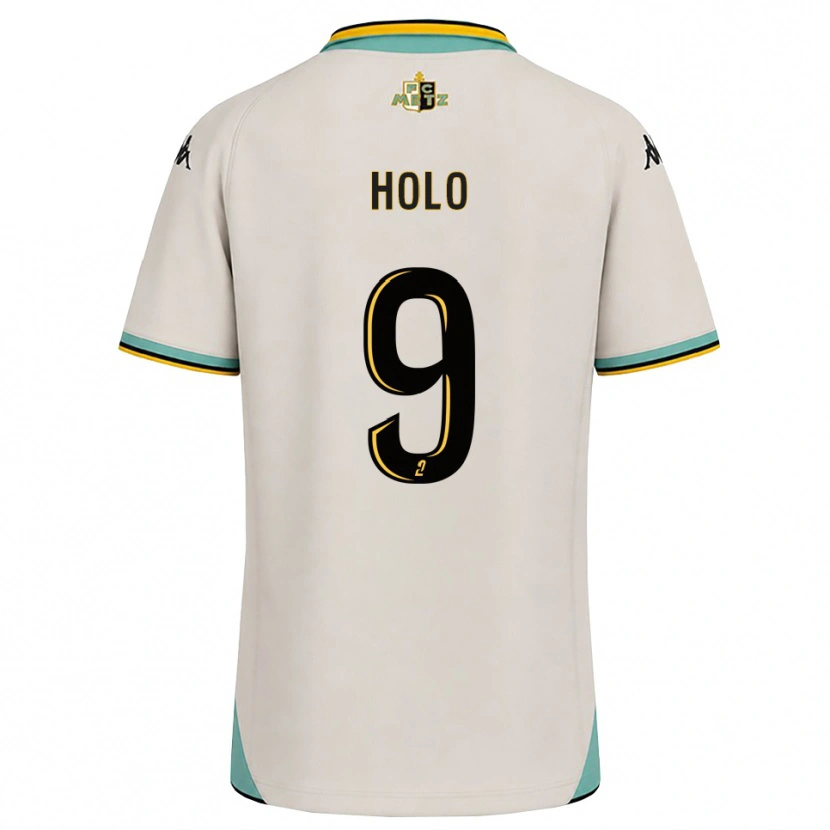 Danxen Dames Mathis Holo #9 Bloemenwit Zwart Uitshirt Uittenue 2026/27 T-Shirt België
