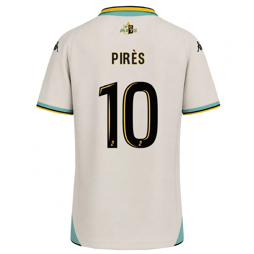 Danxen Dames Théo Pirès #10 Bloemenwit Zwart Uitshirt Uittenue 2026/27 T-Shirt België
