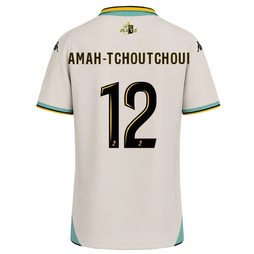 Danxen Dames Marco Amah-Tchoutchoui #12 Bloemenwit Zwart Uitshirt Uittenue 2026/27 T-Shirt België