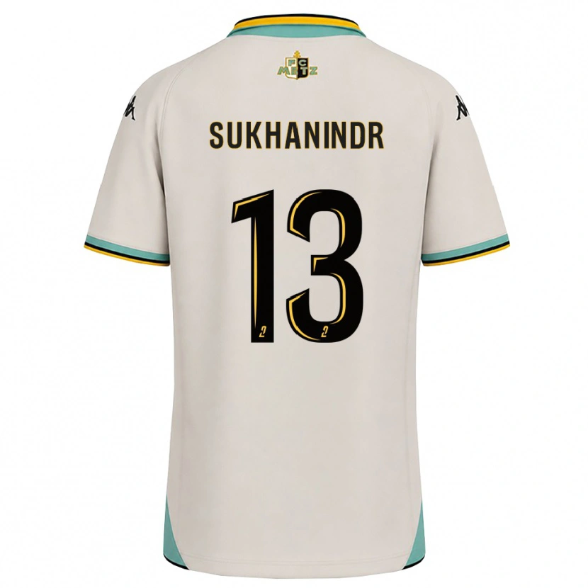 Danxen Dames Suparith Sukhanindr #13 Bloemenwit Zwart Uitshirt Uittenue 2026/27 T-Shirt België