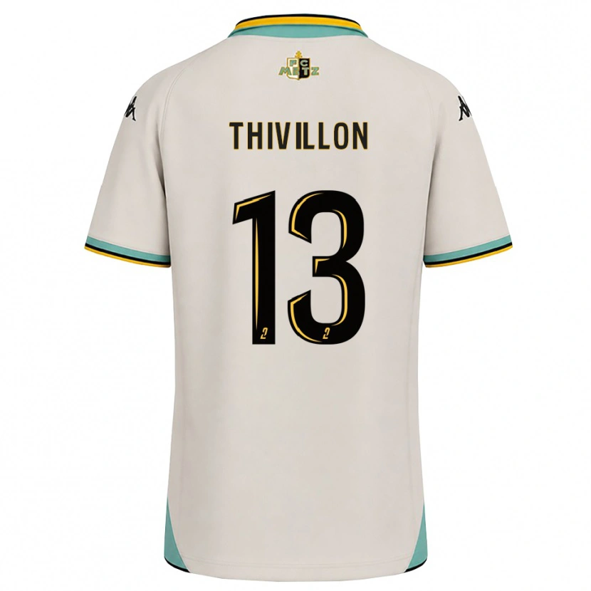 Danxen Dames Lina Thivillon #13 Bloemenwit Zwart Uitshirt Uittenue 2026/27 T-Shirt België
