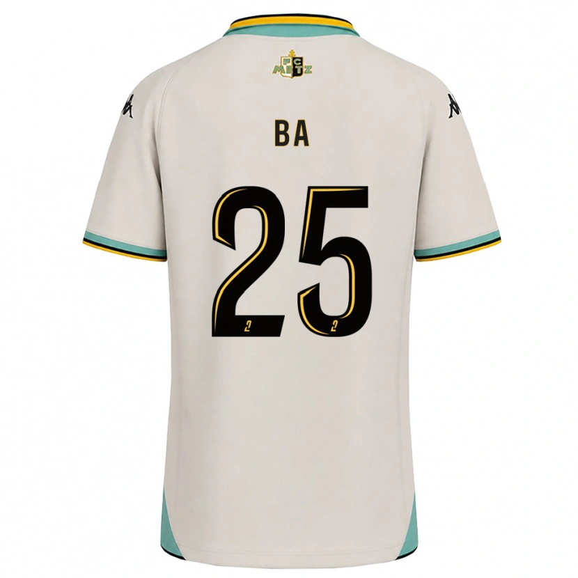 Danxen Dames Abdoulaye Ba #25 Bloemenwit Zwart Uitshirt Uittenue 2026/27 T-Shirt België