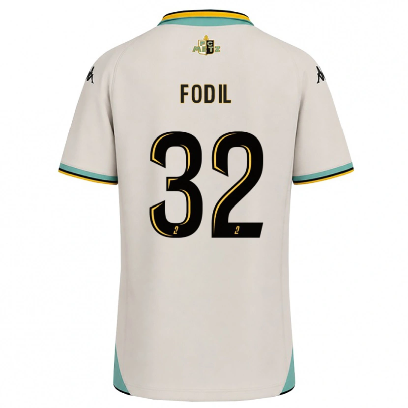 Danxen Dames Maria Fodil #32 Bloemenwit Zwart Uitshirt Uittenue 2026/27 T-Shirt België