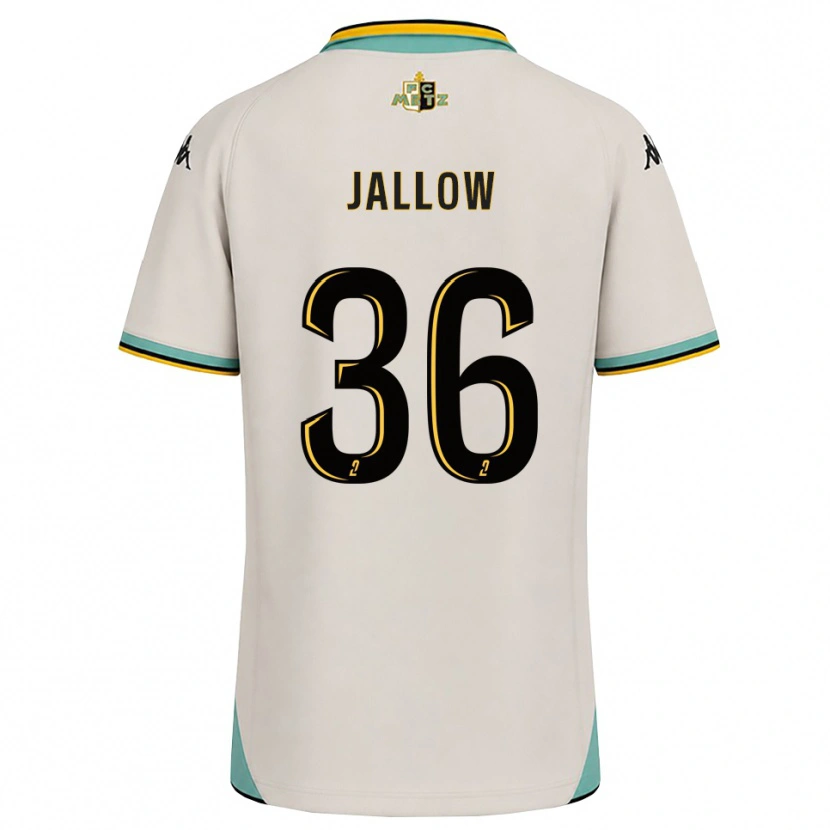 Danxen Dames Ablie Jallow #36 Bloemenwit Zwart Uitshirt Uittenue 2026/27 T-Shirt België