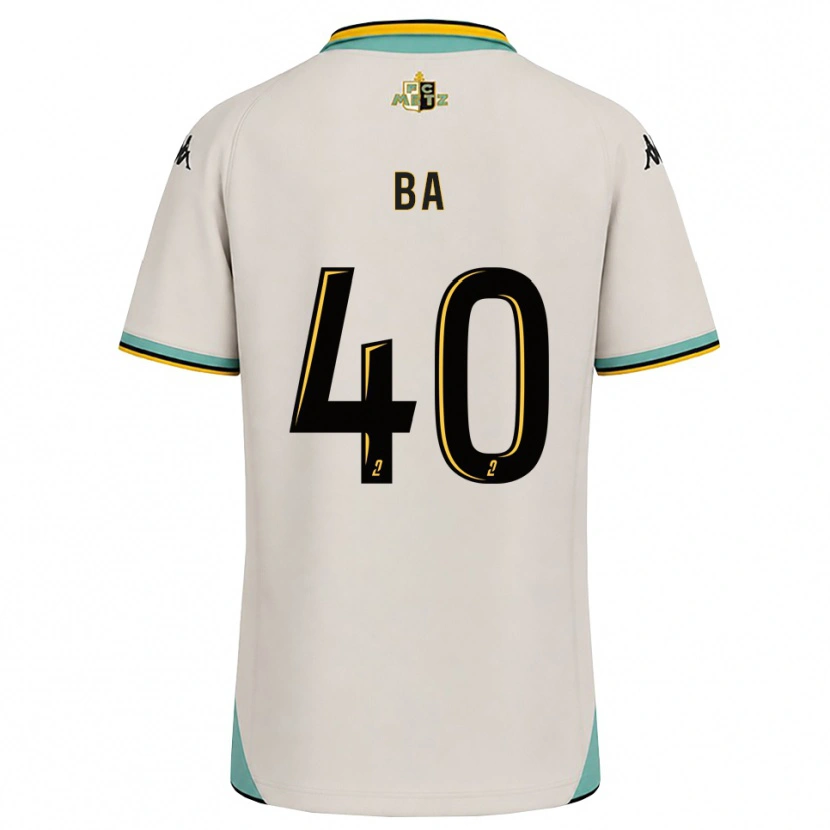 Danxen Dames Ousmane Ba #40 Bloemenwit Zwart Uitshirt Uittenue 2026/27 T-Shirt België