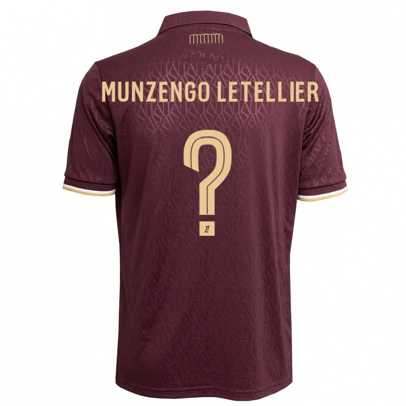 Danxen Dames Viany Munzengo Letellier #0 Maroon Zandbruin Uitshirt Uittenue 2026/27 T-Shirt België