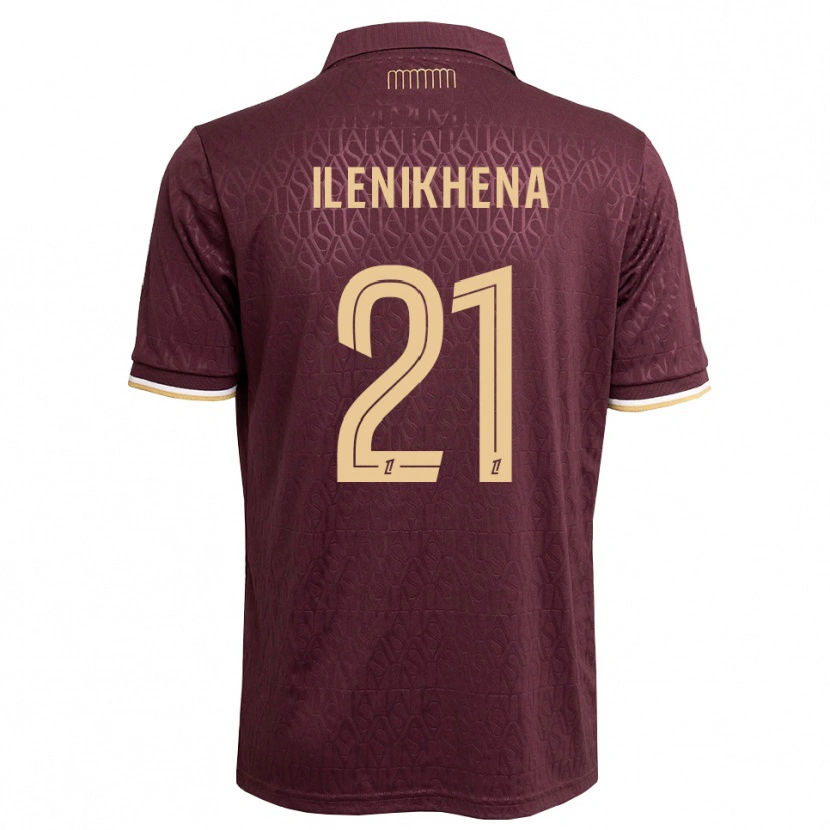 Danxen Dames George Ilenikhena #21 Maroon Zandbruin Uitshirt Uittenue 2026/27 T-Shirt België