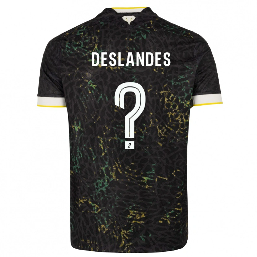 Danxen Dames Louness Deslandes #0 Zwart Wit Geel Uitshirt Uittenue 2026/27 T-Shirt België