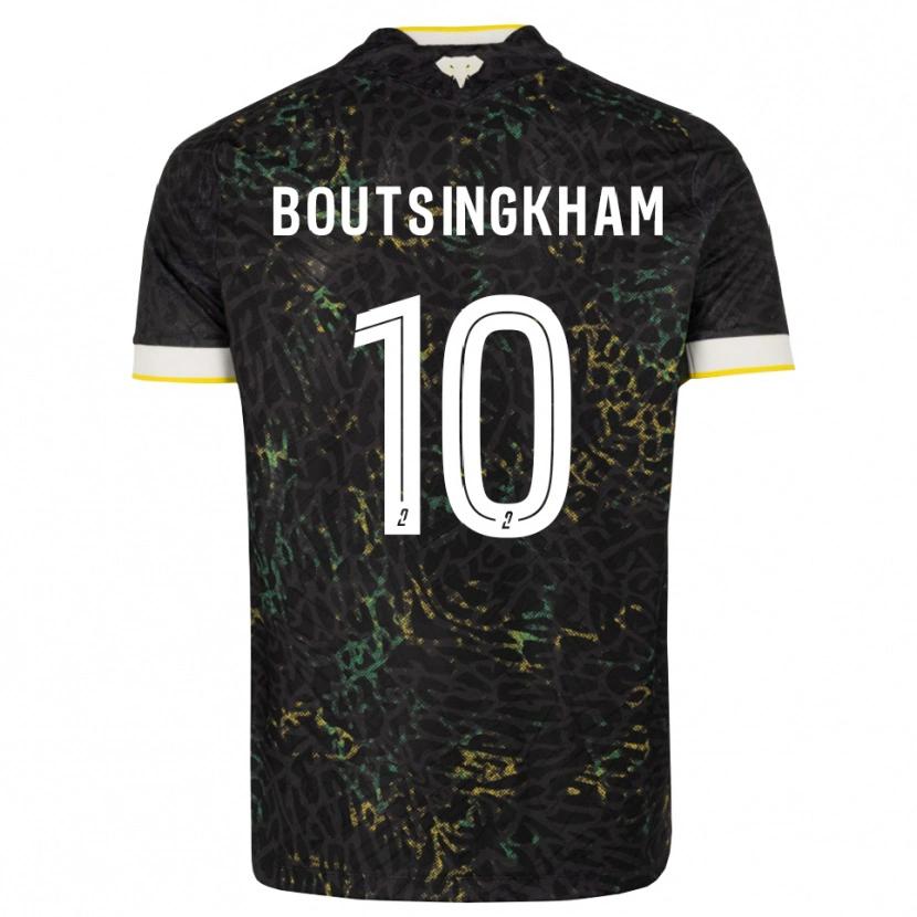 Danxen Dames Hugo Boutsingkham #10 Zwart Wit Geel Uitshirt Uittenue 2026/27 T-Shirt België