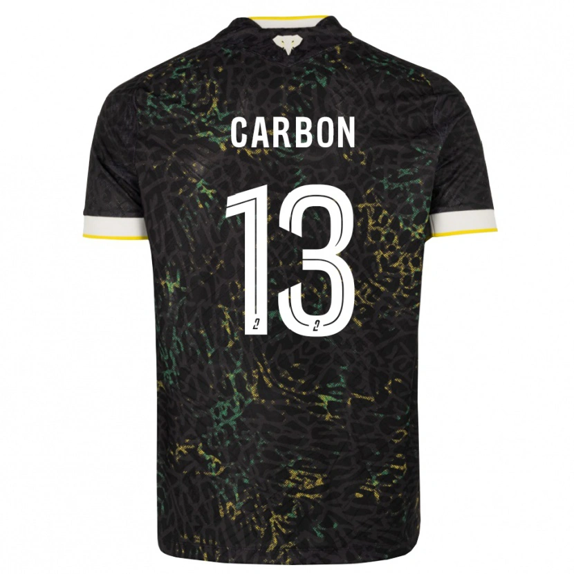 Danxen Dames Lancelot Carbon #13 Zwart Wit Geel Uitshirt Uittenue 2026/27 T-Shirt België