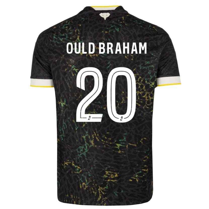 Danxen Dames Amira Ould Braham #20 Zwart Wit Geel Uitshirt Uittenue 2026/27 T-Shirt België