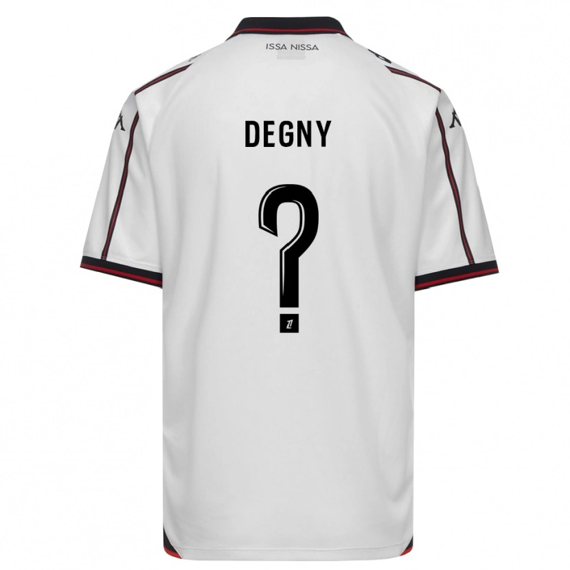 Danxen Dames Ethan Degny #0 Zwart Wit Uitshirt Uittenue 2026/27 T-Shirt België