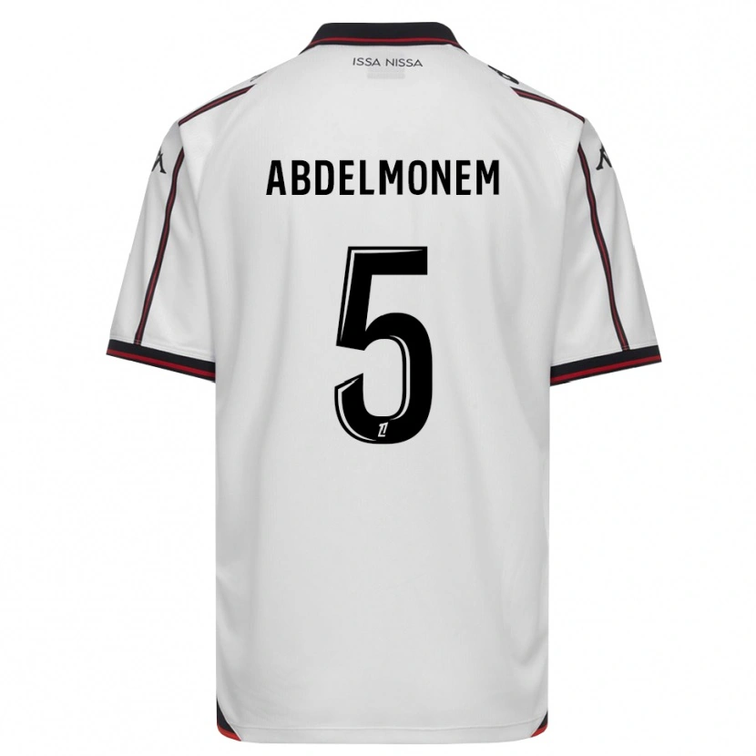 Danxen Dames Mohamed Abdelmonem #5 Zwart Wit Uitshirt Uittenue 2026/27 T-Shirt België
