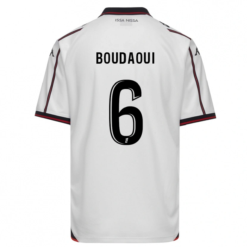 Danxen Dames Hicham Boudaoui #6 Zwart Wit Uitshirt Uittenue 2026/27 T-Shirt België