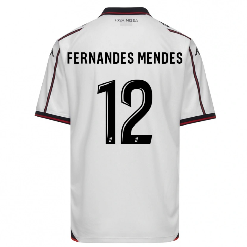 Danxen Dames Mathis Fernandes Mendes #12 Zwart Wit Uitshirt Uittenue 2026/27 T-Shirt België