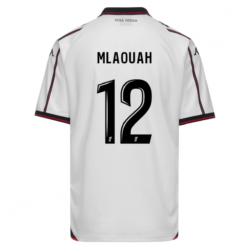 Danxen Dames Sofiane Mlaouah #12 Zwart Wit Uitshirt Uittenue 2026/27 T-Shirt België