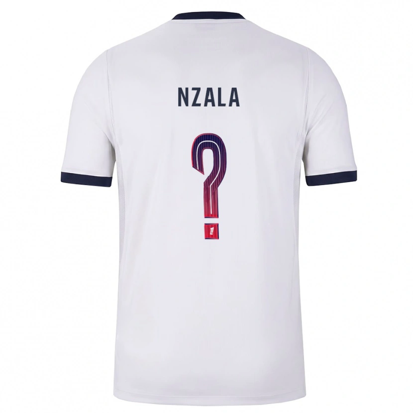 Danxen Dames Emmanuel Nzala #0 Wit Zwart Rood Uitshirt Uittenue 2026/27 T-Shirt België