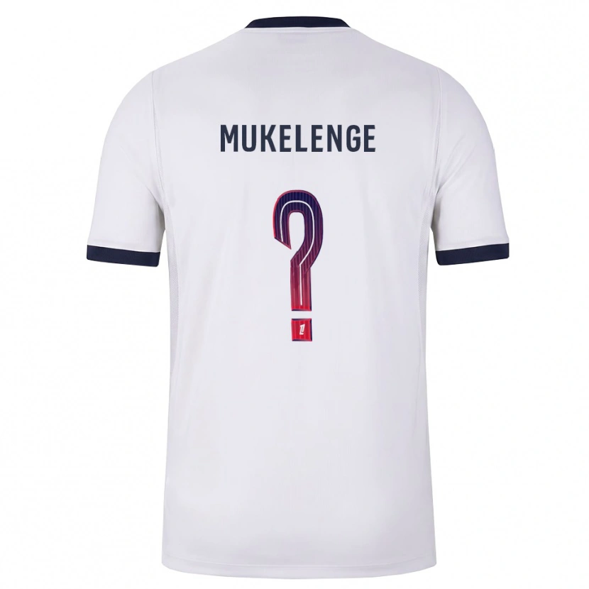 Danxen Dames Christ Mukelenge #0 Wit Zwart Rood Uitshirt Uittenue 2026/27 T-Shirt België