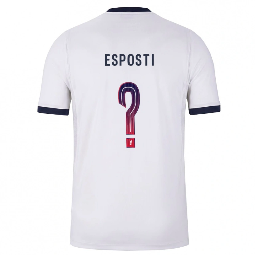 Danxen Dames Ines Degli Esposti #0 Wit Zwart Rood Uitshirt Uittenue 2026/27 T-Shirt België
