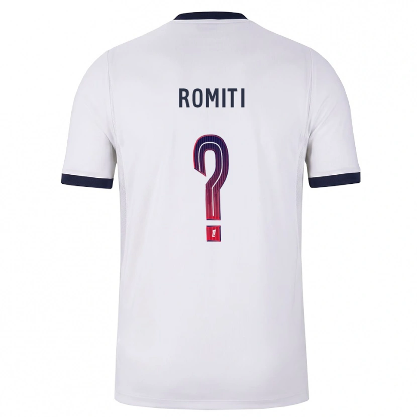 Danxen Dames Olivia Romiti #0 Wit Zwart Rood Uitshirt Uittenue 2026/27 T-Shirt België